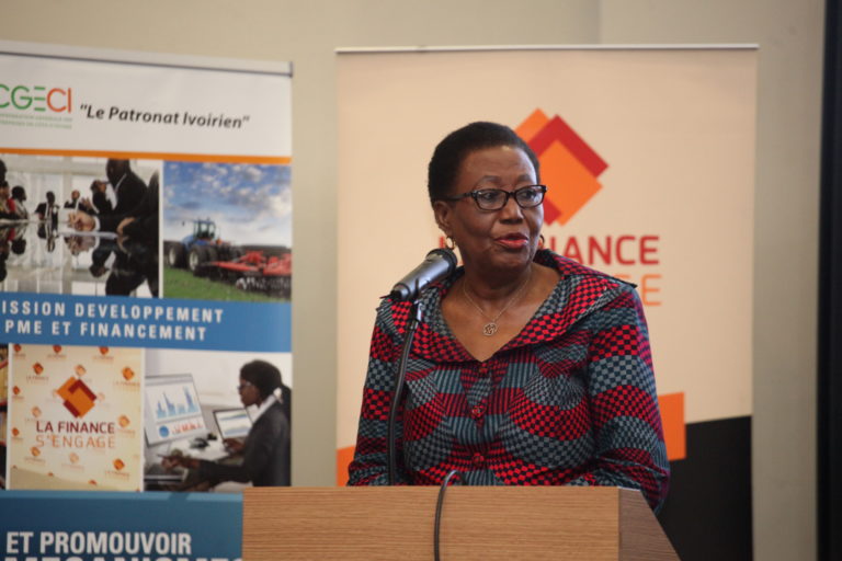Marthe Ehui, Vice-présidente de la Commission développement des PME et financement de la CGECI