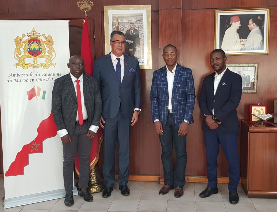 L’AJEFCI s’appuie sur l’Ambassade du Maroc en Côte d’Ivoire pour intensifier ses actions