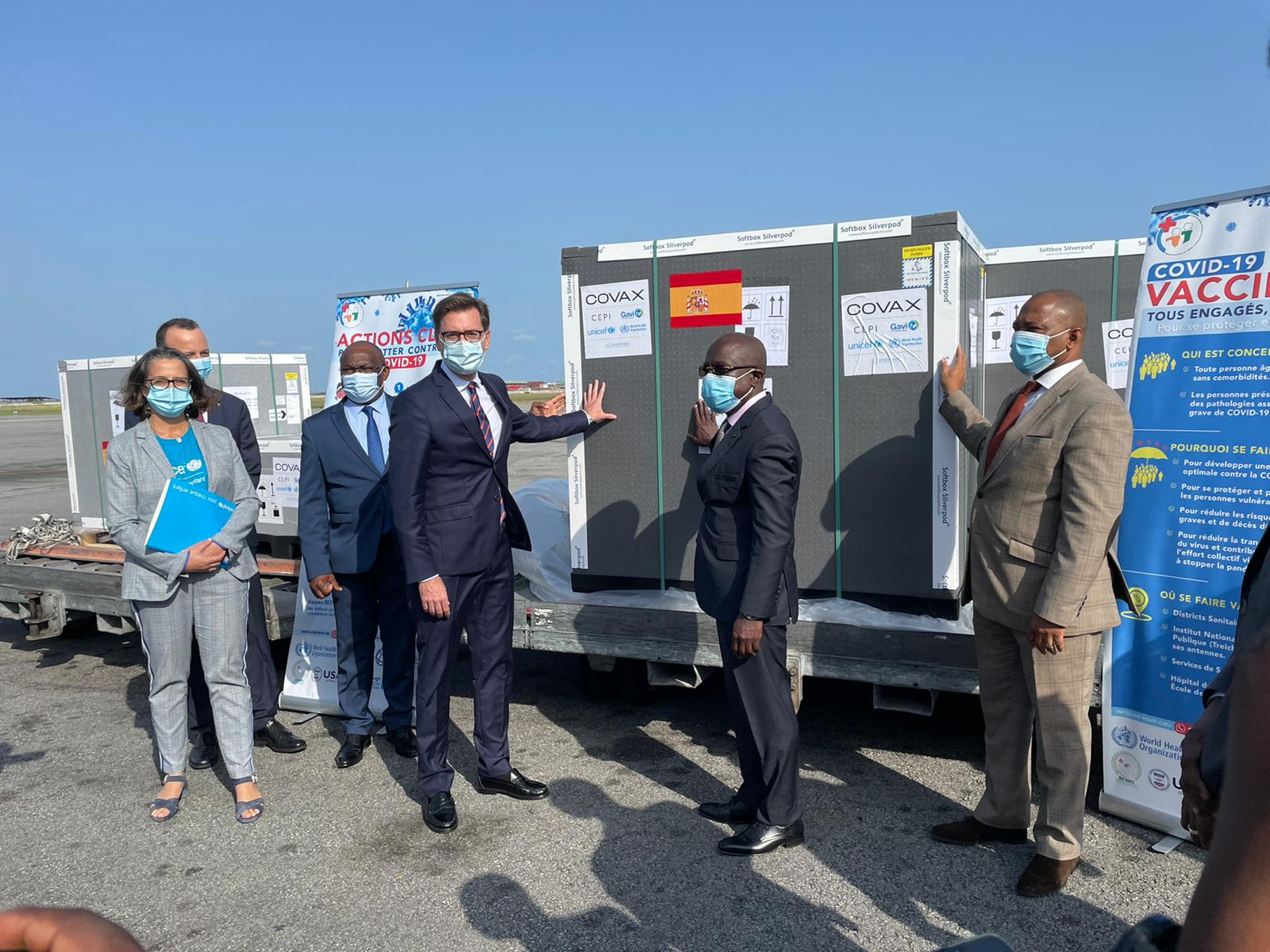 Un appui de l’Ambassade d’Espagne en Côte d’Ivoire, de doses de vaccins à Abidjan