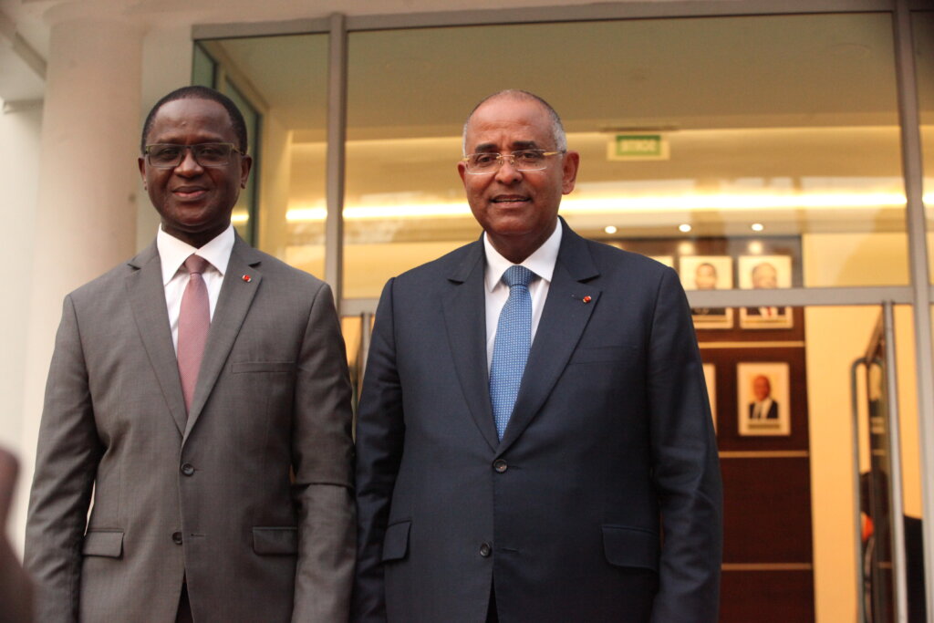 <strong>Le nouveau Président de la CGECI, Ahmed CISSE chez le Chef du Gouvernement ivoirien SEM Patrick ACHI pour relancer le Dialogue Secteur Privé-Public</strong>