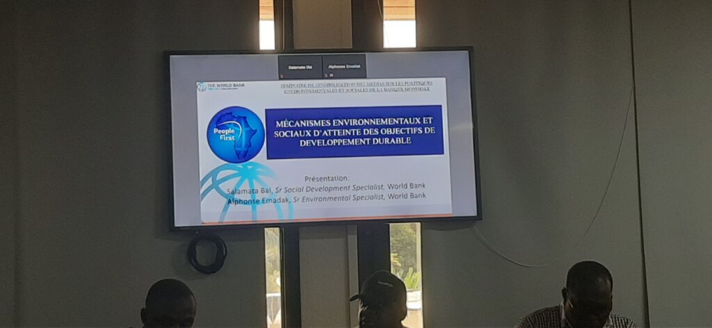 Environ une vingtaine de journalistes ivoiriens outillés sur les politiques environnementales et sociales par la Banque Mondiale à Abidjan